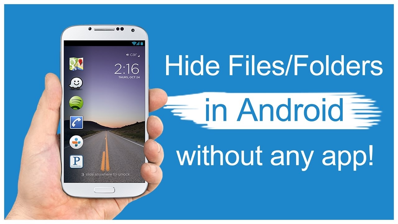 Steps to Hide Files and Folders on Android Without Third Party App