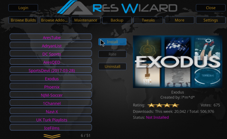 Steps to Install Kodi 17.1 Ares Wizard, and Get Pin using http://bit.ly/build_pin