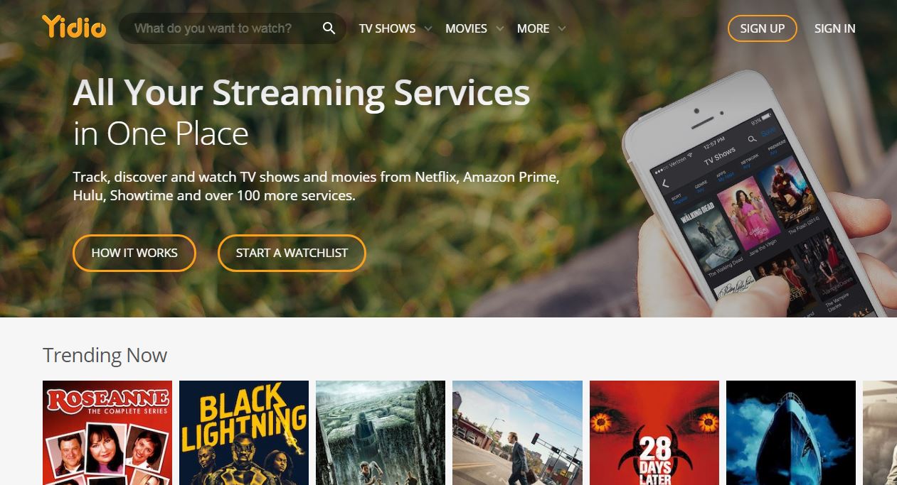 Streaming sites