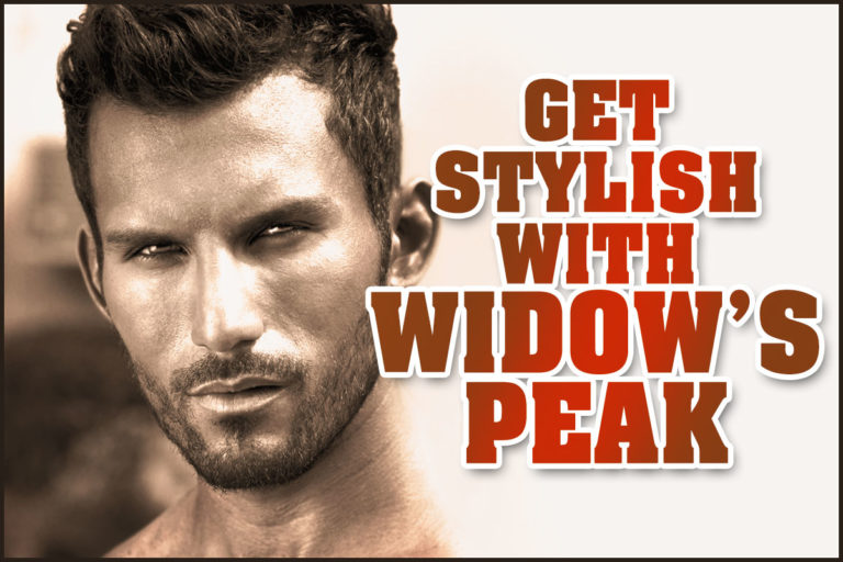Haircuts for widows peak