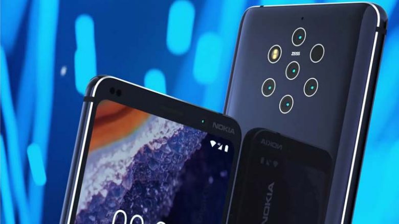A promotional video shows Nokia 9 with 5 cameras on the back