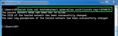 Create WiFi Hotspot In Windows – Using CMD