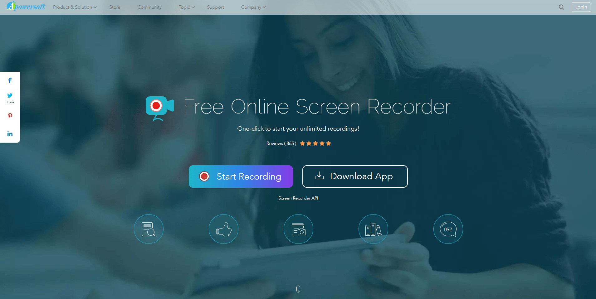Apowersoft Free Online Screen Recorder