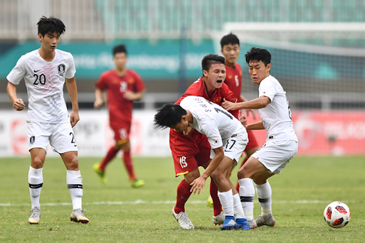 (The Vietnam Olympic team meets the Korean Olympic Games at ASIAN Games 2018)