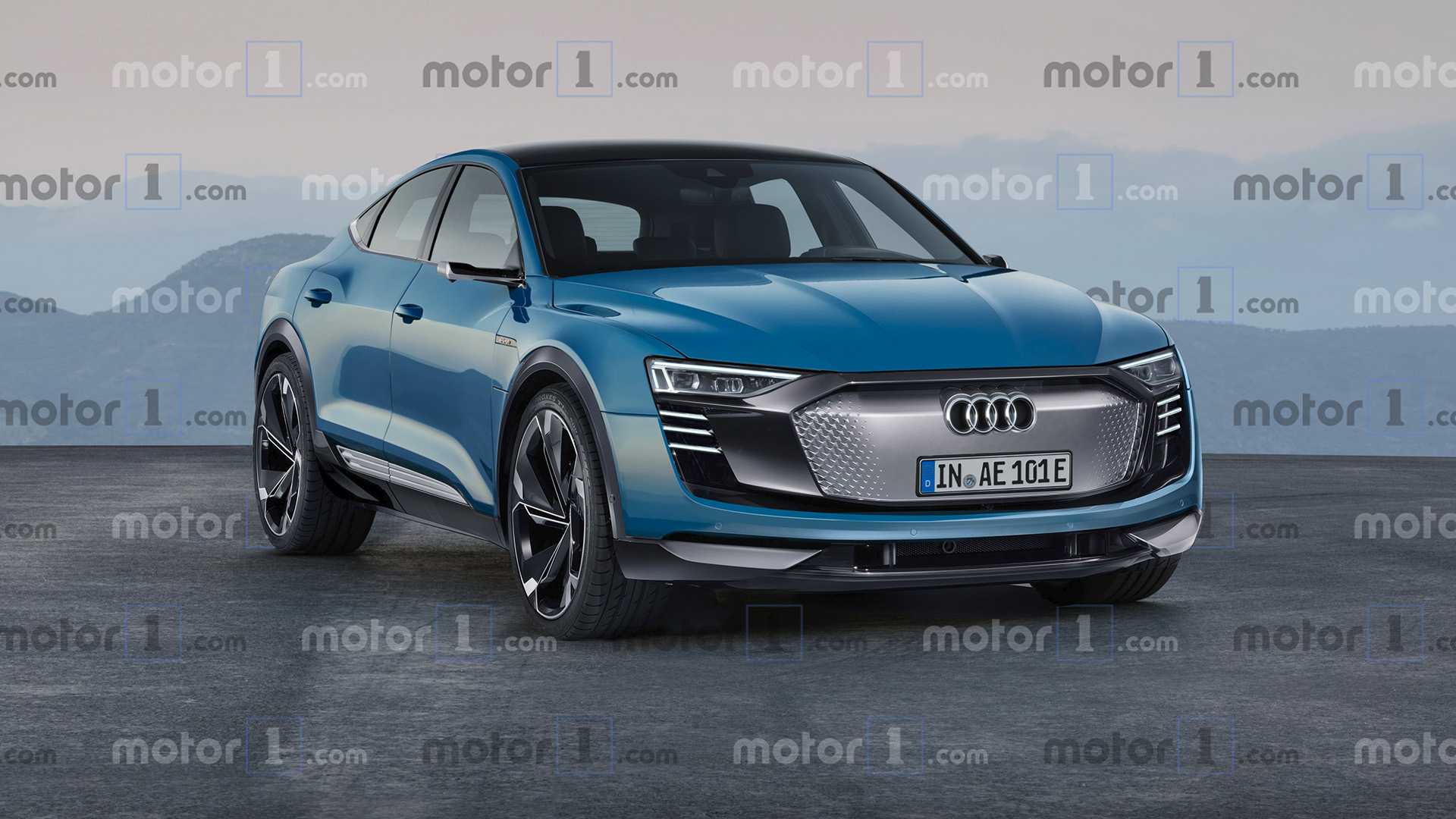 This is the Audi E-Tron Sportback, the electric crossover with 330 km range