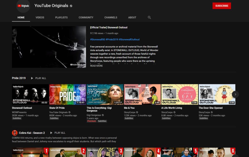 YouTube Originals will be free from September • neoAdviser