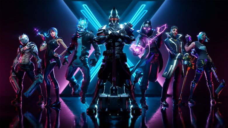 Fortnite Season X with giant robots and new spaces for exploration