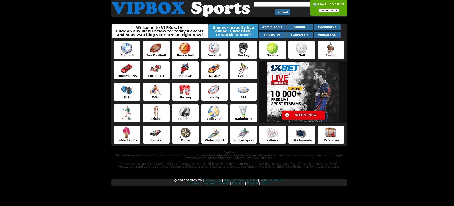 firstrowsports snooker