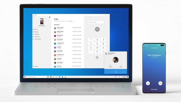 Windows 10 brings Android phone calls to computer