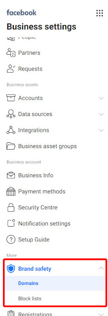 Verify Domain on Facebook