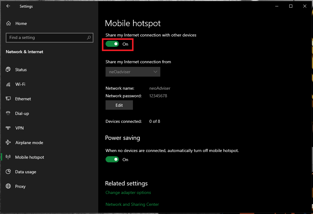 Windows 10 WiFi Hotspot: Turn On Mobile Hotspot