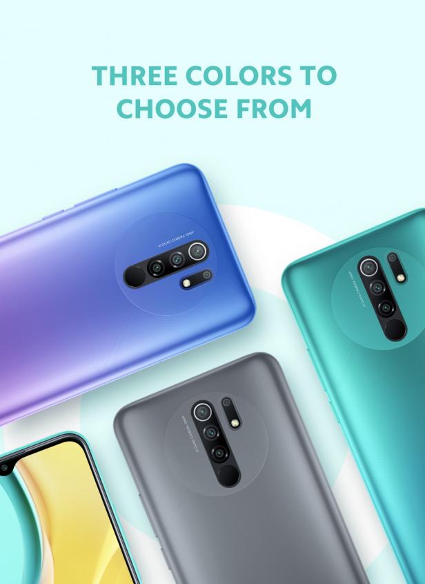 Xiaomi Redmi 9 Color Variants