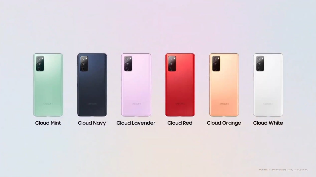 Galaxy S20 FE Color Variants